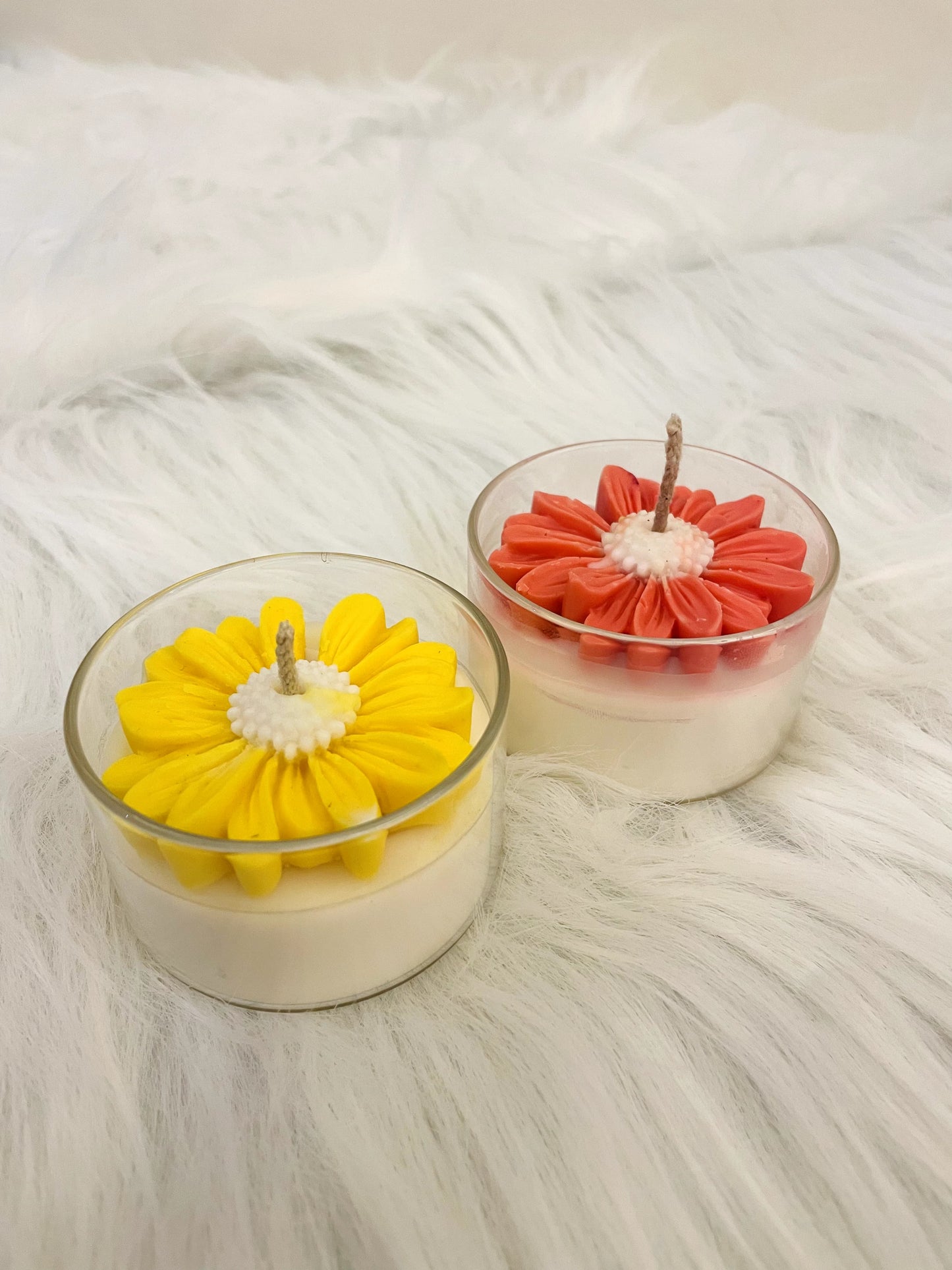 Lily jar candle