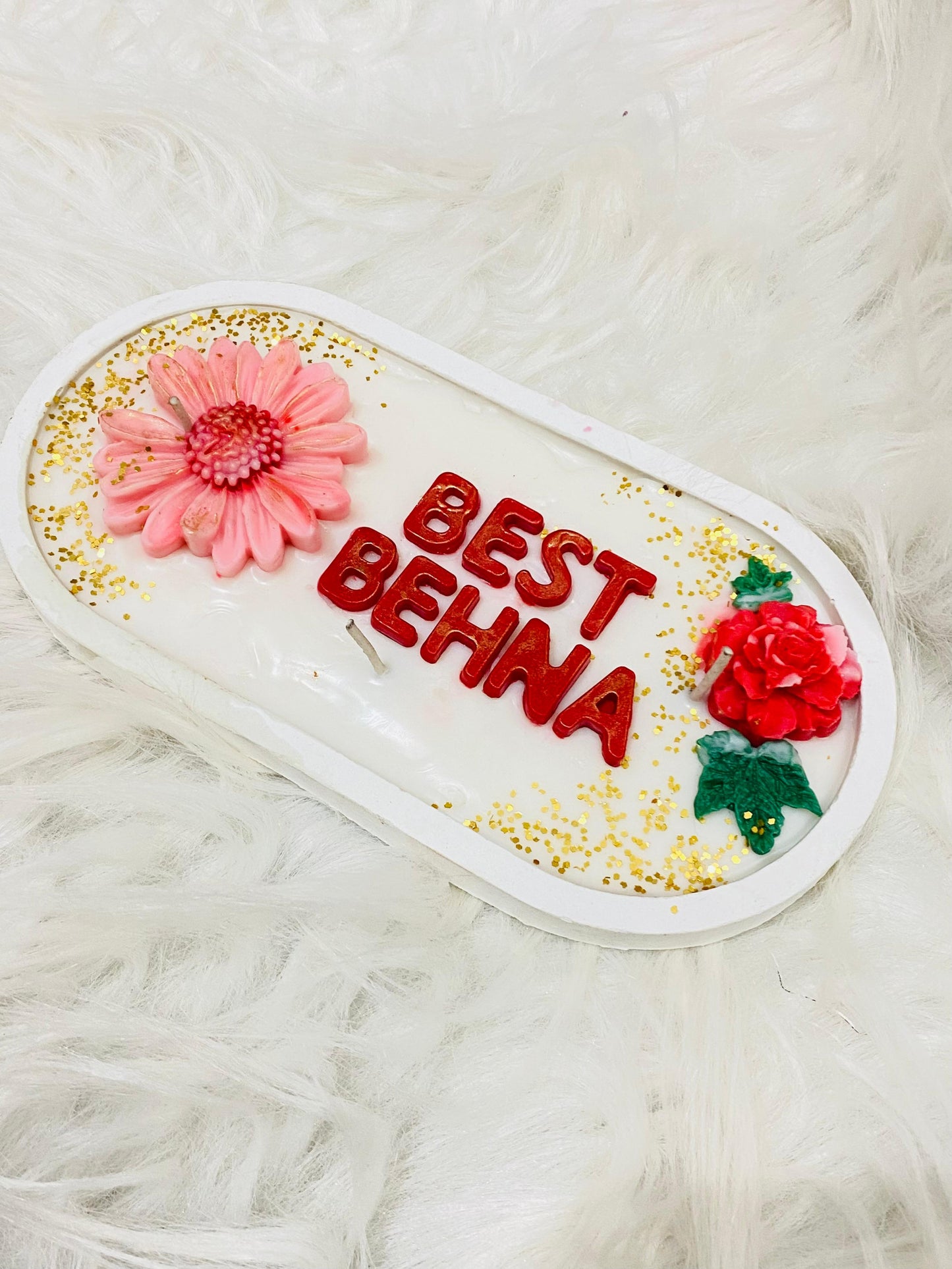 Best behna platter candle