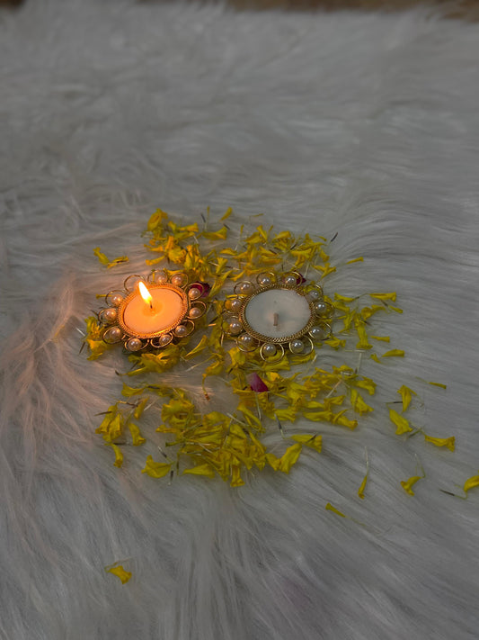 Traditional tea light candle (pack of 2)