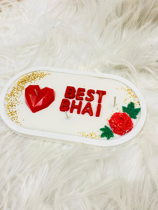 Best bhai platter candle
