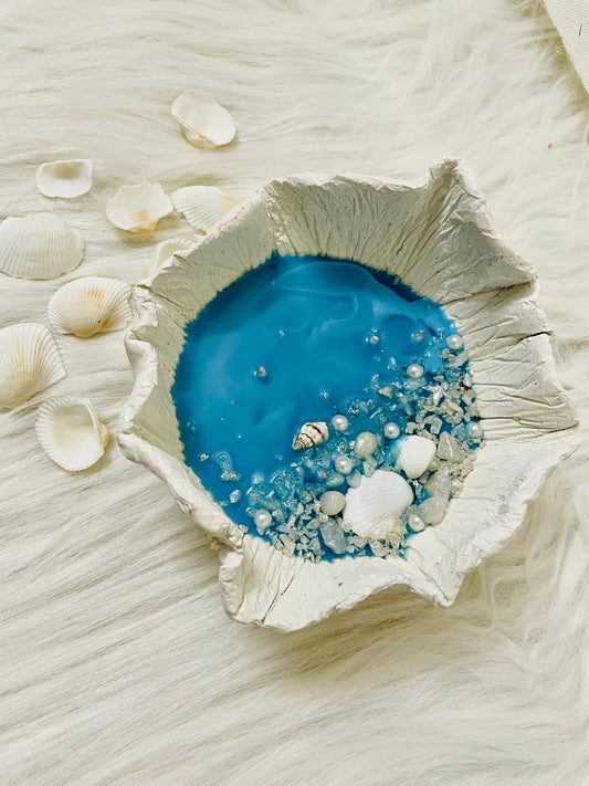 White vessel coastal candle