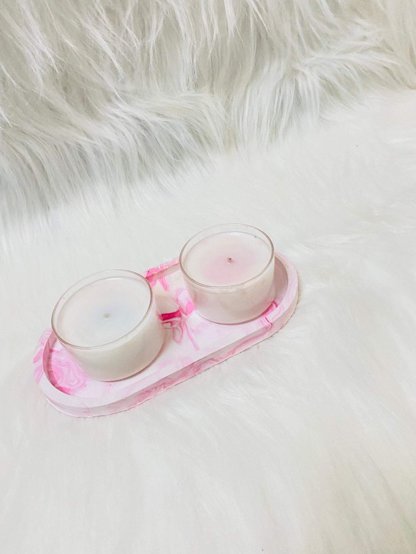 Gender reveal candle